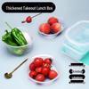Disposable Microwavable Food-Grade Plastic Round Bowl with Lid