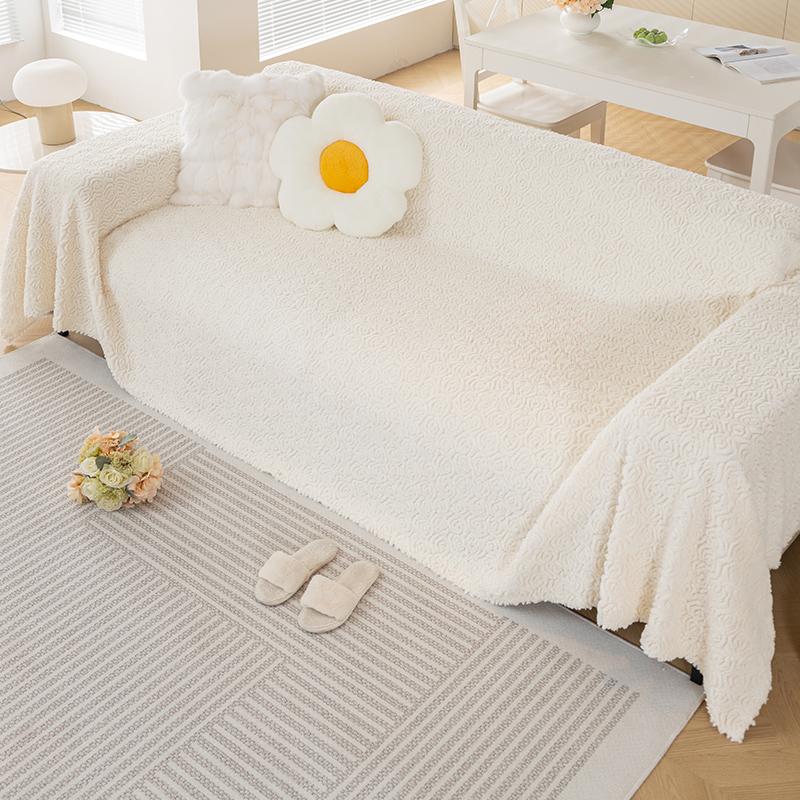 Autumn and Winter Sofa Cover Cloth High-end Winter Plush Sofa Towel All-inclusive Universal Sofa Cover Dust-proof Sofa Cover Blanket