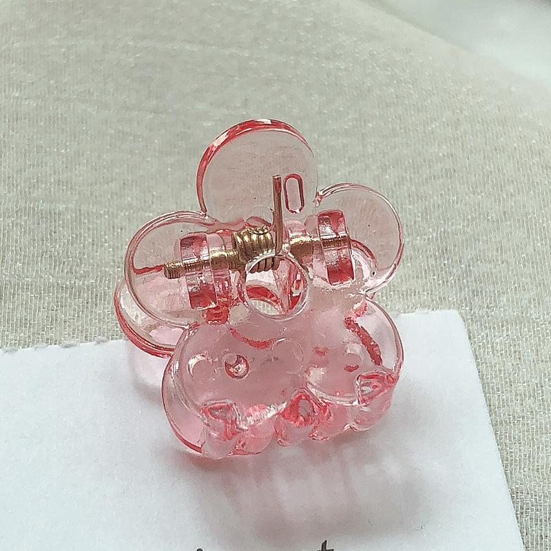 Korean Mini Candy Clip Sweet and Cute Small Hairpin Transparent Solid Sweet Cool Wind Broken Hair Accessories