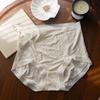 Wholesale Ice Silk Triangular Panties for Women - Lace Trimmed Mid-High Waist Plus Sizes Extended Crotch Design