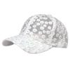 Hut Damen Sommer dünnes Mesh atmungsaktive Baseballkappe Sonnenschutz Sonnenhut klein frisch Chrysanthemenkappe Tide