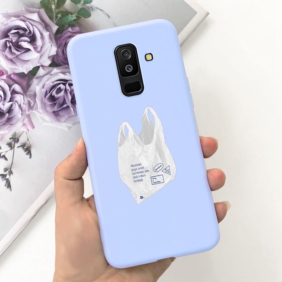 For Samsung Galaxy A6 Plus 2018 Case A605 SM-A605F Phone Cover Cute Astronaut Soft Silicone Funda For Samsung A6 2018 A600F Capa
