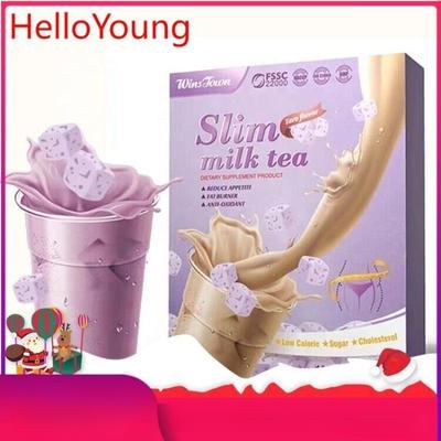 Schlanker Milchtee Taro-Geschmack Pulver Fettverbrenner Tee 100g/3.52oz