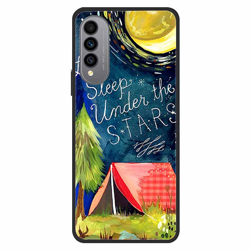 For WIKO T50 Case T 50 Soft silicone TPU Back Cover For Wiko T50 W-P861-01 W-P861-02 Phone Case WikoT50 Black Protective Painted