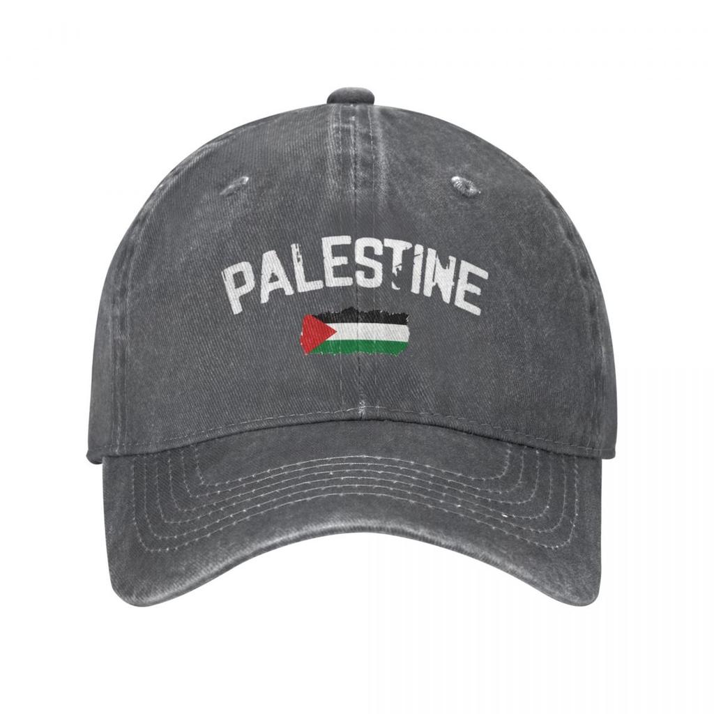 Palestine Flag Baseball Cap Classic Distressed Cotton Headwear Unisex Outdoor Summer Adjustable Hats Cap