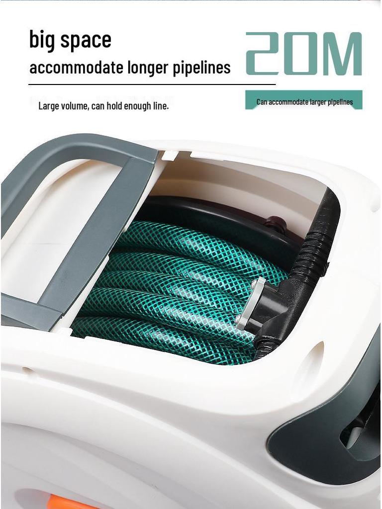 Carretel de Mangueira Retrátil Automático para Lavagem de Carros e Pistola de Pulverização