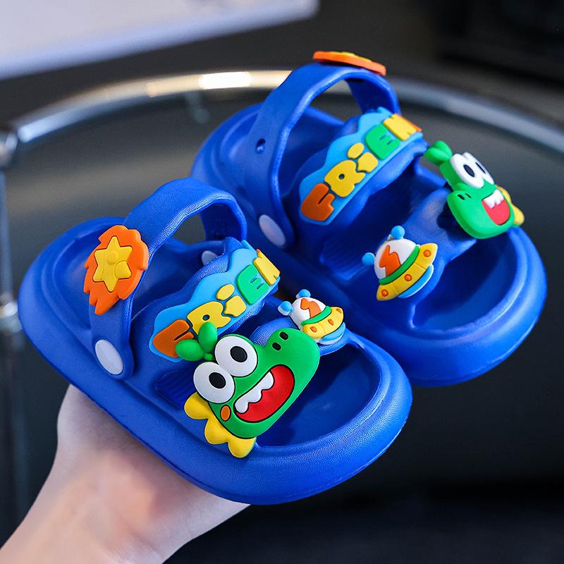 Girls Sandals Children Summer Baby Indoor Soft Bottom Infant Anti-slip Rabbit Slippers Boys Soft Bottom Sandal Slippers