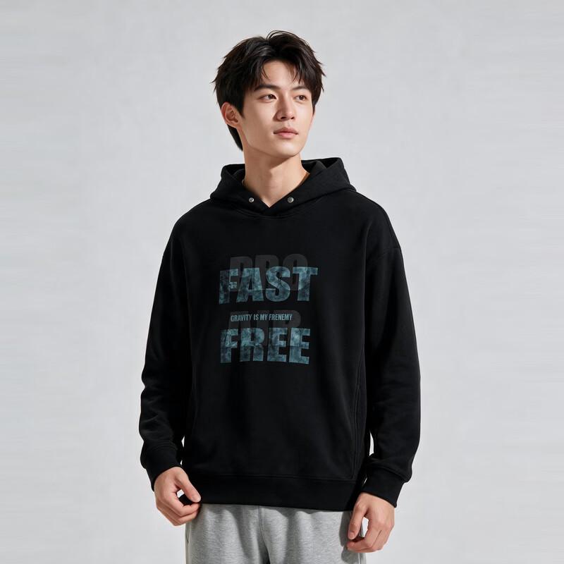 Men's Oversized Drop-Shoulder Hooded Sweatshirt