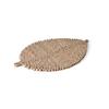 Leaf Type Woven Placemats for Dining Table, Heat Resistant Place Mats, Anti Skidding Pad, Hand Woven Potholders, House Decoratio