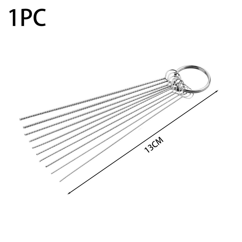 Carburetor Cleaning Tool Carbon Dirt Jet Remove Brushes Needles for Car Motorcycle Moped Scooter ATV Carb Jets Wire Cleaner Kits