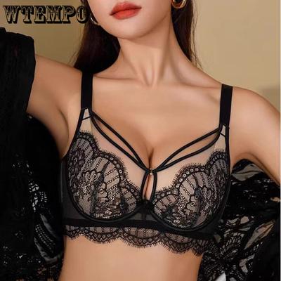 Spitze Sexy BH Sammelunterwäsche Damen Weicher Bügel Verstellbarer Dünner BH