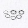 5Pcs/lot Stainless Steel Nose Ring Body Clip Hoop for Women Men Cartilage Piercing Segment Nose Hoop Septum Clicker Lip Ear Ring