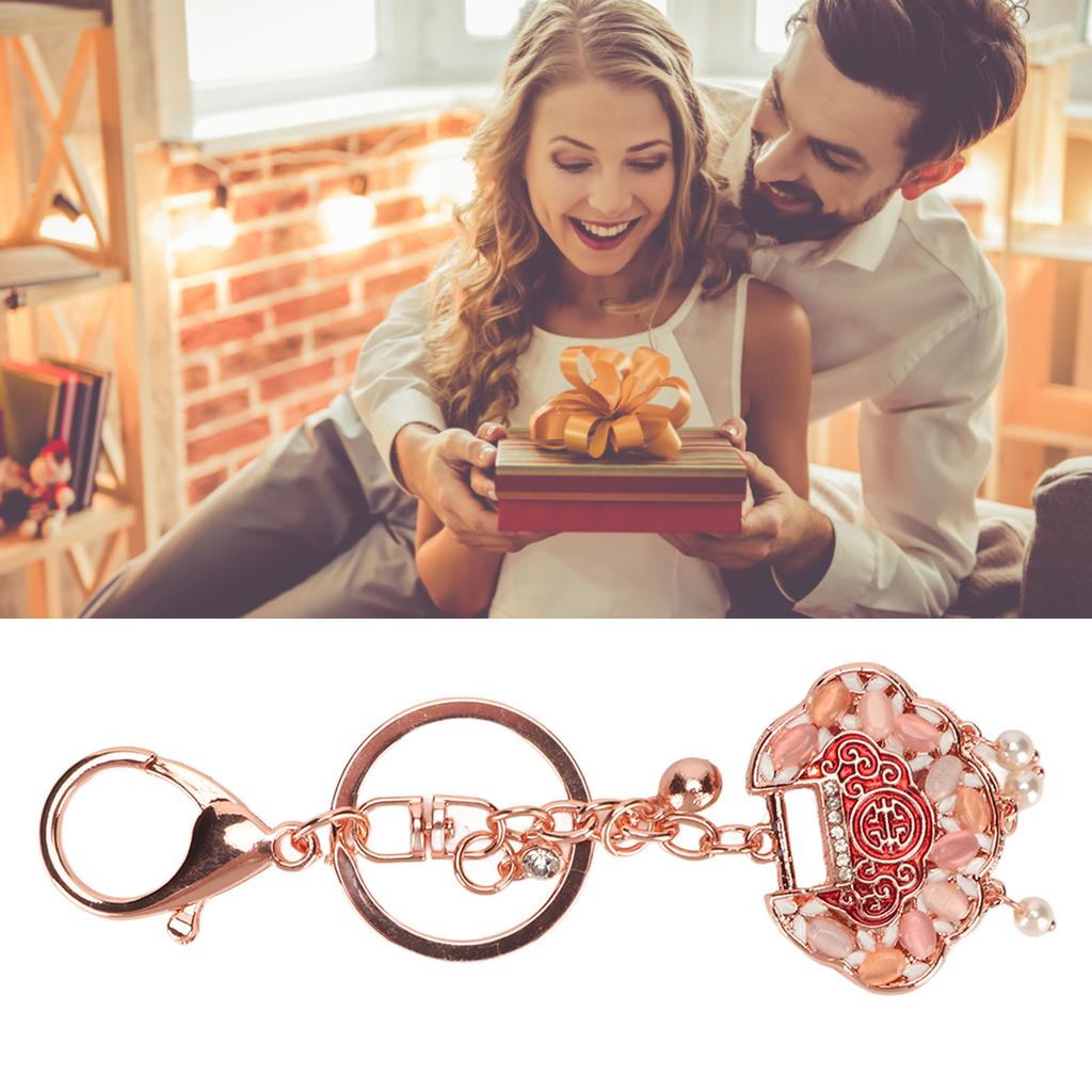 Chinese   Keychain Best  es Zinc Alloy Rhinestone Shinny Fashionable Handbag Key   for Car Decor