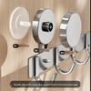 Suction Cup Over-the-Door Hook Rack - Strong Load-Bearing, No-Drill, Wall-Mounted Coat and Hat Hooks for Bathroom.