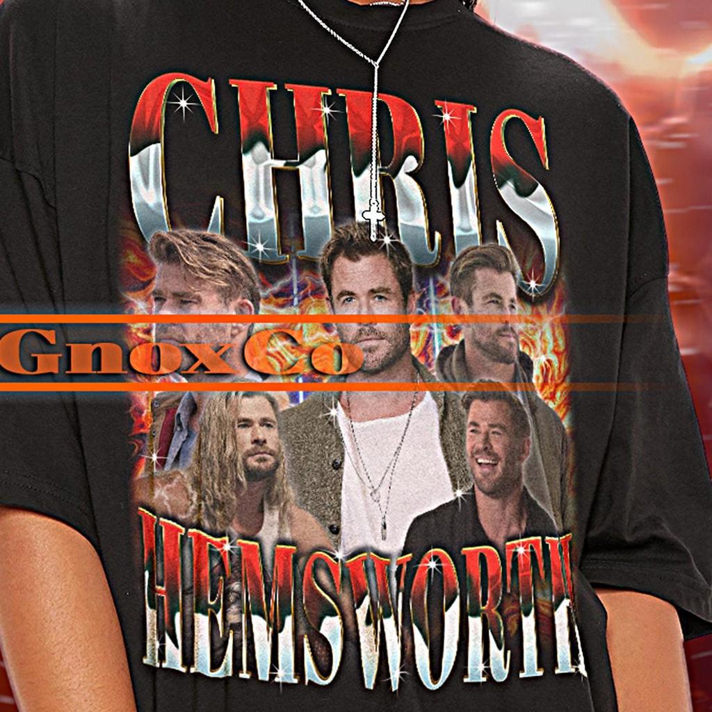 CHRIS HEMSWORTH Retro Shirt, Chris Hemsworth Tshirt, Chris Hemsworth Vintage Tees, Chris Hemsworth Retro 90s Sweater #tpc