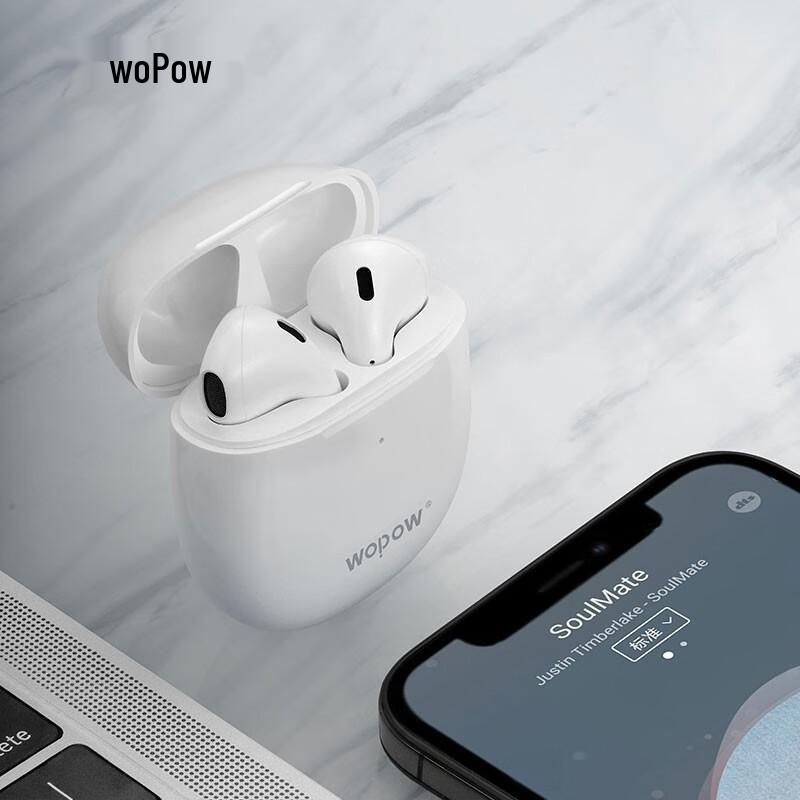 

WoPin TWS07 Semi-in-ear True Wireless Bluetooth Earbuds