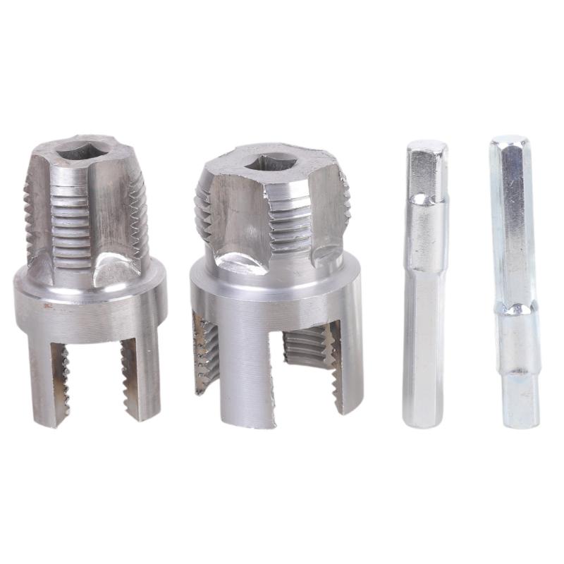 1/2'' 3/4'' Water Pipe Thread Opener Internal External Integrated Water Pipe Wire Opener For Electric Drill