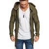 Men's Hooded Zip-Up Cardigan Jacket