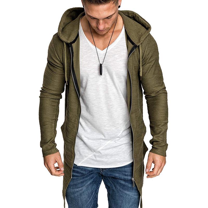 Men's Hooded Zip-Up Cardigan Jacket