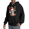 Men's Hooded Sweatshirt, Contrasting Color Sweatshirt, Sports   Casual Jacket
