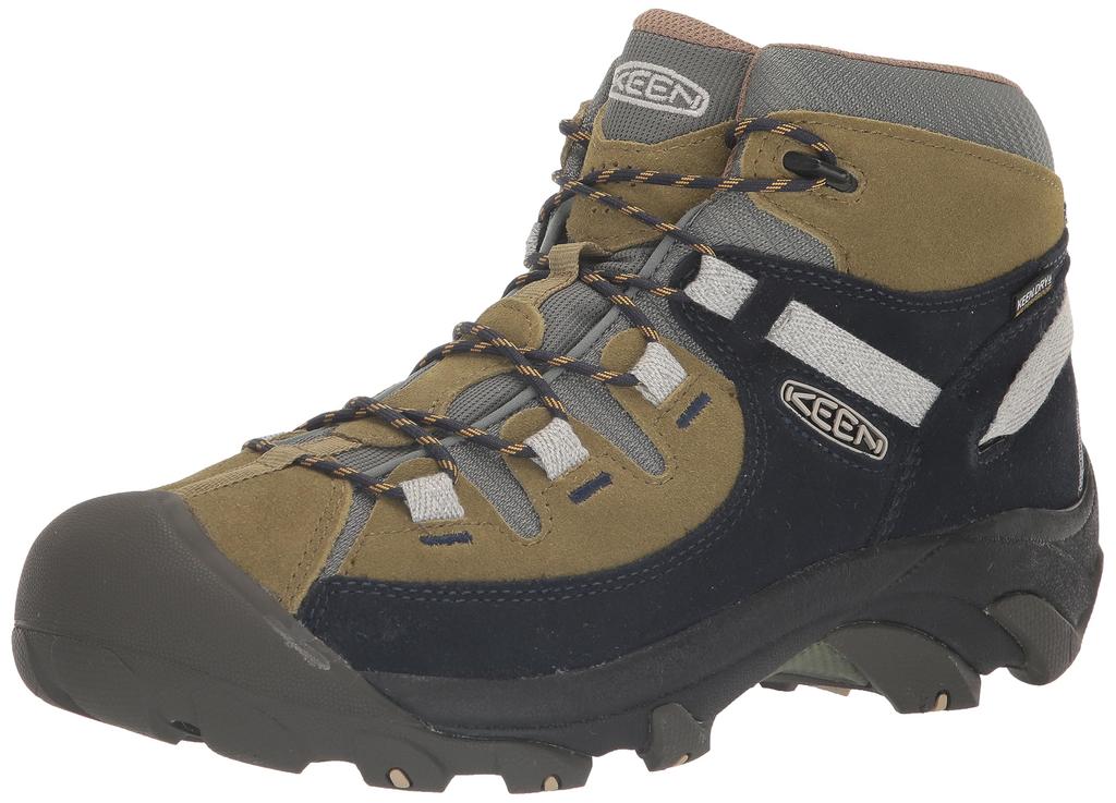 Keen Targhee II Mid WP Waterproof Trekking Sky Size Cm (older Model) Men's Shoes, Captain/Olive Drab, 25.5