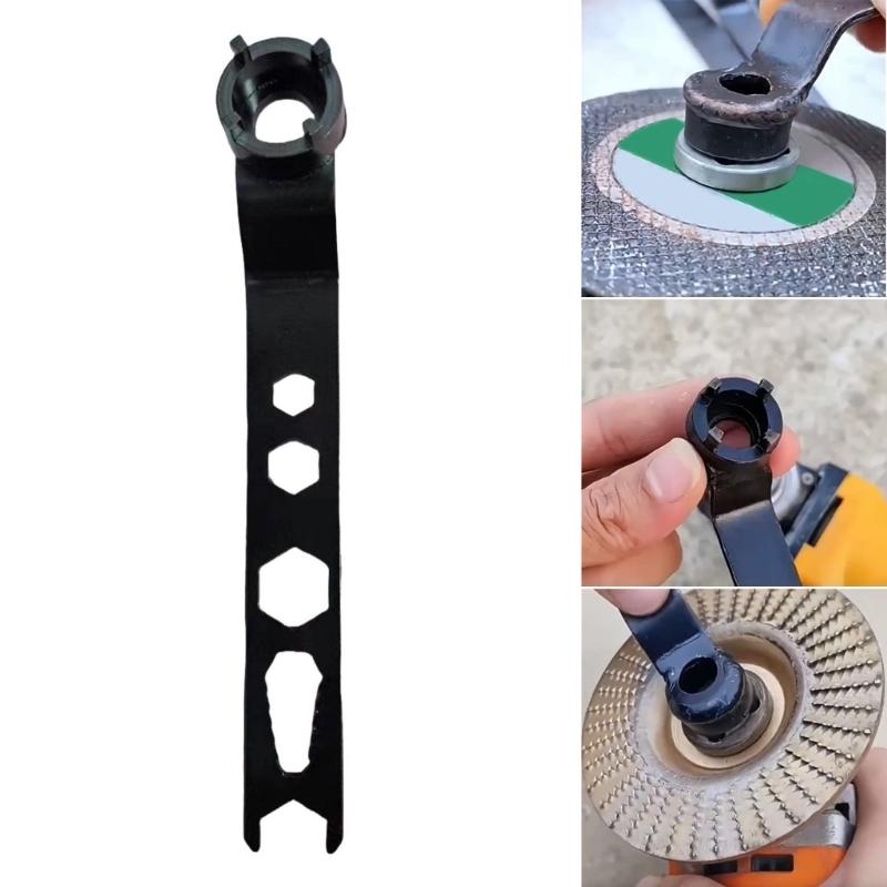 Hardness Tool Four-claw Angle Grinder Thickened Plate Angle Grinder Hand Adjustment Wrench Accessories Removal Wrench