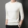 Spring and Autumn Men's Sweater Premium Sense Crew Neck Casual Versatile Business Men's Bottom T-Shirt