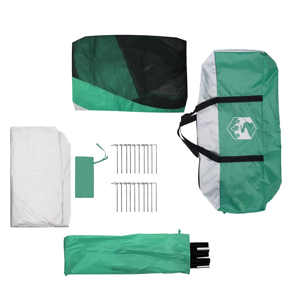 Pool Tent with Removable Canopy and Mesh Walls Sea Green 690 x 690 cm