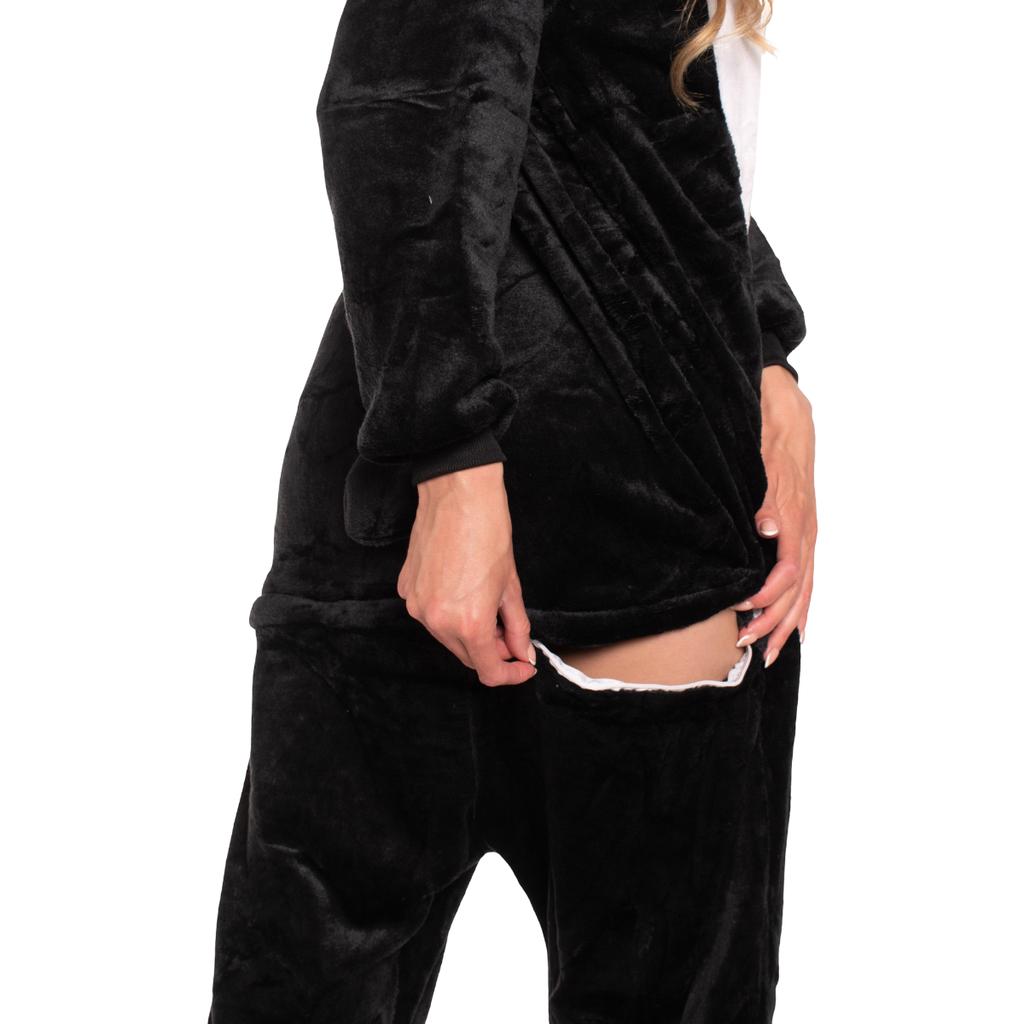 Piżama damska kombinezon kigurumi onesie kostium pingwin czarny 165-175 l