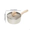 Milk Pan Butter Warmer Cookware Anti Scale Handle Infant Breakfast Pot Small Saucepan for Apartment