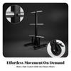 Barbell Plate Storage Rack Universal Weight Safeguarding for Home Gym