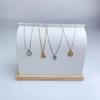 Solid Wood Jewelry Display Stand for Necklaces and Earrings