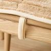 Multi-size Plush Long Bench Cushion Seat Pad for Wooden Shoe Bench Sofa Non-Slip Bottom Tie Garden Bench Seat Swing Seat Pad New