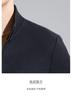 [Sheep Wool Blended] Spring and Autumn Business Stand collar Wool Jacket for Men's Youth Warm Casual Top Coat