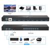 KVM Switch HDMI 8 Yinker USB HDMI Rack KVM Console 8 Input 1 Output with 9 Cables 4 USB Hub Desktop Selector IR Remote Rack Ears Port, 4K@30Hz 2.0 &