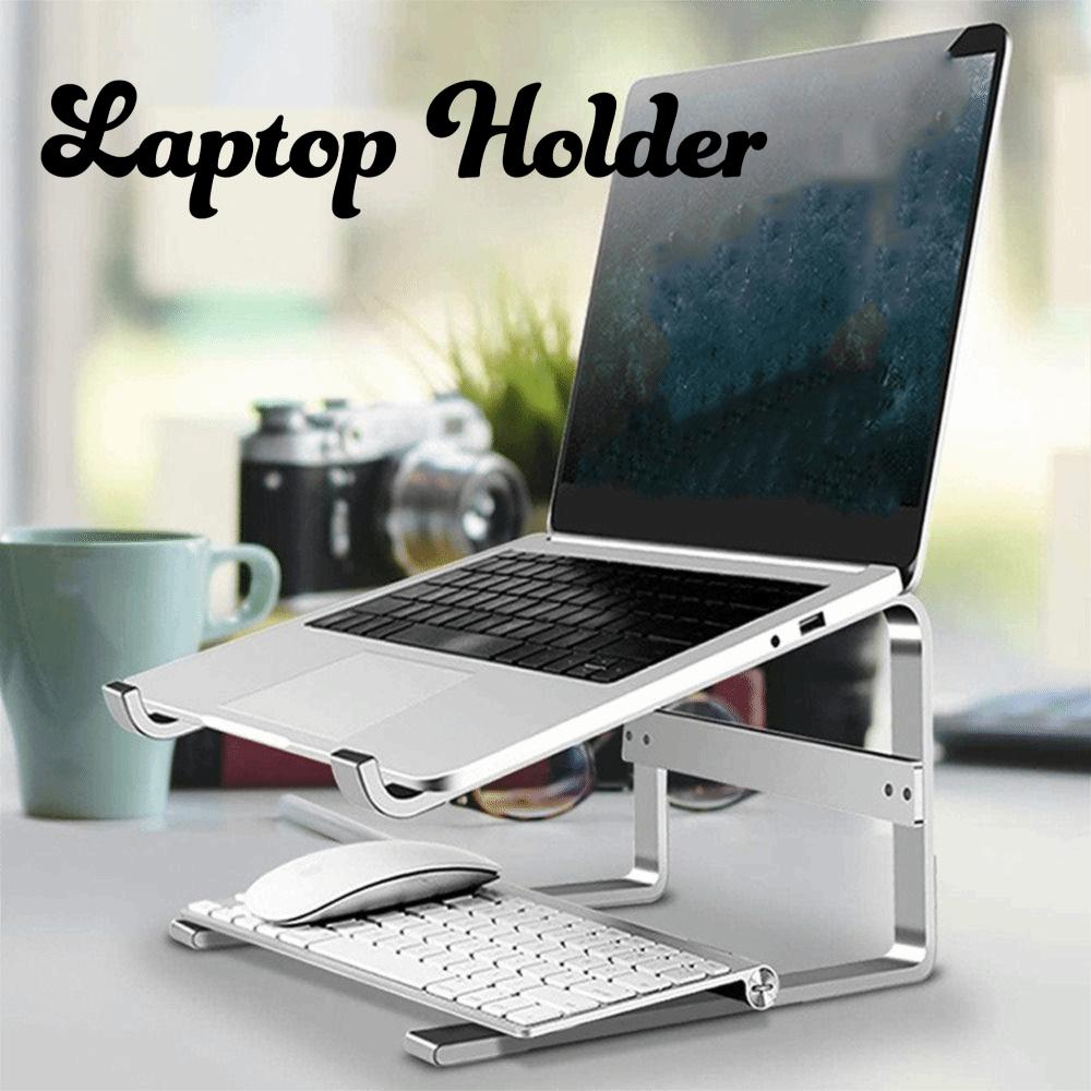 Iron Laptop Stand Double Layer Computer Stand Sturdy Notebook Stand  Desktop Use