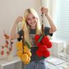 A Bunch Of Grapes,Tomatoes,Litchi Plush Toys Creative Pendant Soft Stuffed Fruit Can Be Separated Dolls Car Home Decor Gift