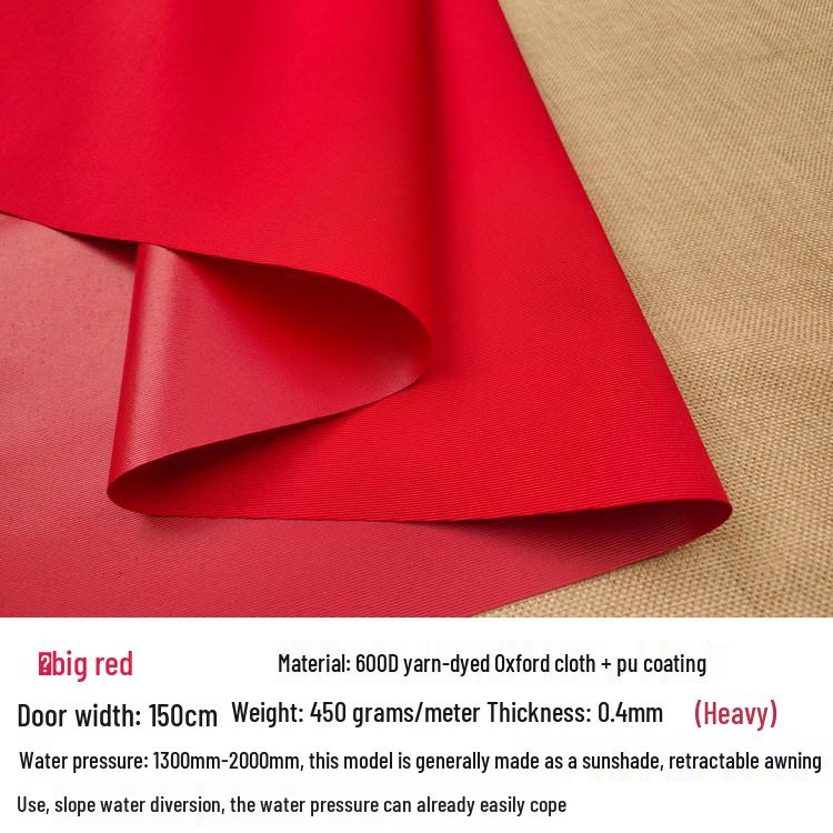 Premium 600D garngefärbtes Oxford gestreiftes sonnenbeständiges, wasserdichtes Markisengewebe
