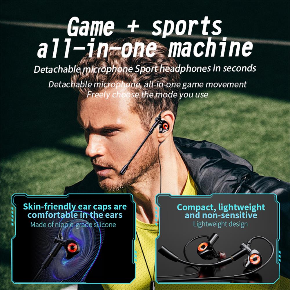 Type-C/3.5mm/USB Wired Headphones Gaming Headsets With Mic Earphones Wired Bass Stereo Esports Gamer Earbuds For Phones Computer 4