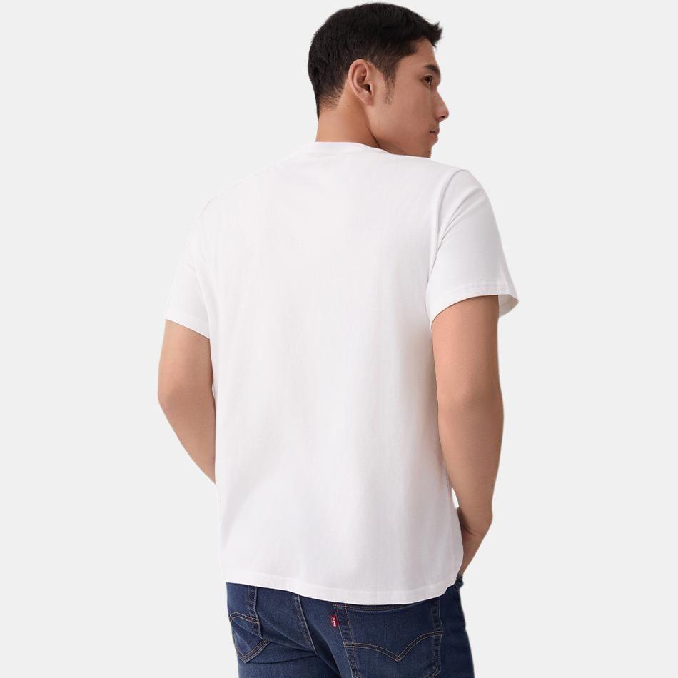 Levis Loose Fit Printed Casual Short Sleeve T-Shirt Men Tops White 16143-1572