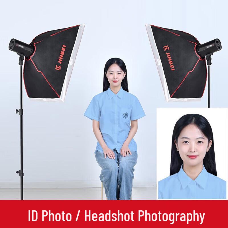 JINBEI DE-250w LED Studio Photography Light Kit