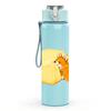 1PC Cheese Mouse Cute Cartoon Print 750ml Color Plastic Sports Water Bottle Leakproof Flip Straw Lid Suitable for Sports Office Home Use