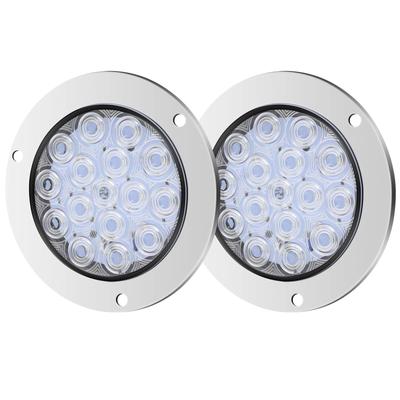 Aoling Truck Tail Lamp LED 24V Round Reverse Lamp Daylight for Trailers Trucks