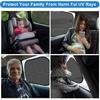 Car Window Shade (4 Pack), Automotive Window Sunshades for Car Window, Sun, Glare, Privacy Protection for Your Child Pets, Baby Side Window Car Sun