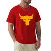 Koszulka Brahma Bull The Rock Project Siłownia Męska Z Okrągłym Dekoltem 100% Bawełna Koszulki T-shirt Top
