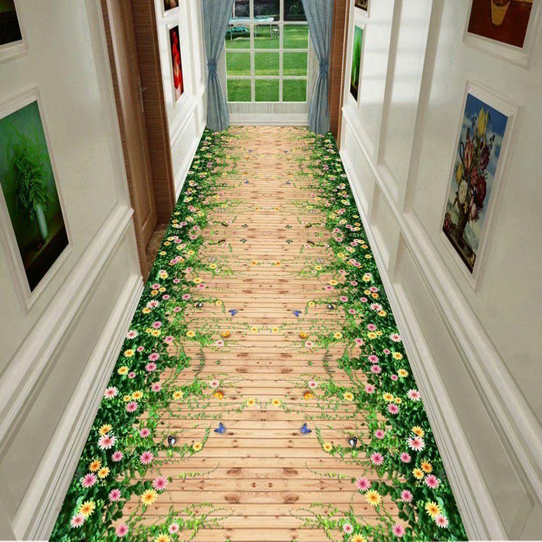 Alfombra larga para pasillo, pasillo, hotel, decoración del hogar, alfombra larga, escalera, entrada, antideslizante, personalizable 80x200cm 31.5x78.7in