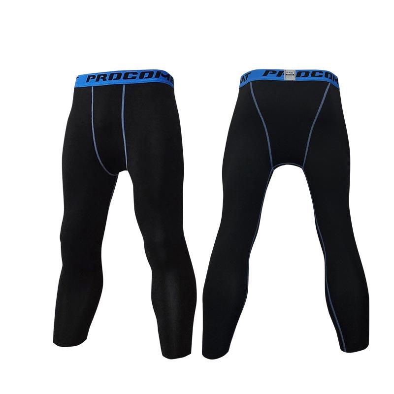 Men's Seven-Point Compression Tights for Basketball and Sports Training