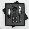 Professional Wine Opener Gift Set Stainless Steel Bottle Opener and Vacuum Stopper Wine Pourer Kitchen Accessories Bar Tool