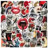10/30/50pcs Vintage Horror Skull Stickers Gothic Style Decals Toy DIY Skateboard Guitar Scrapbook Bike Cool Cartoon Sticker Pack
