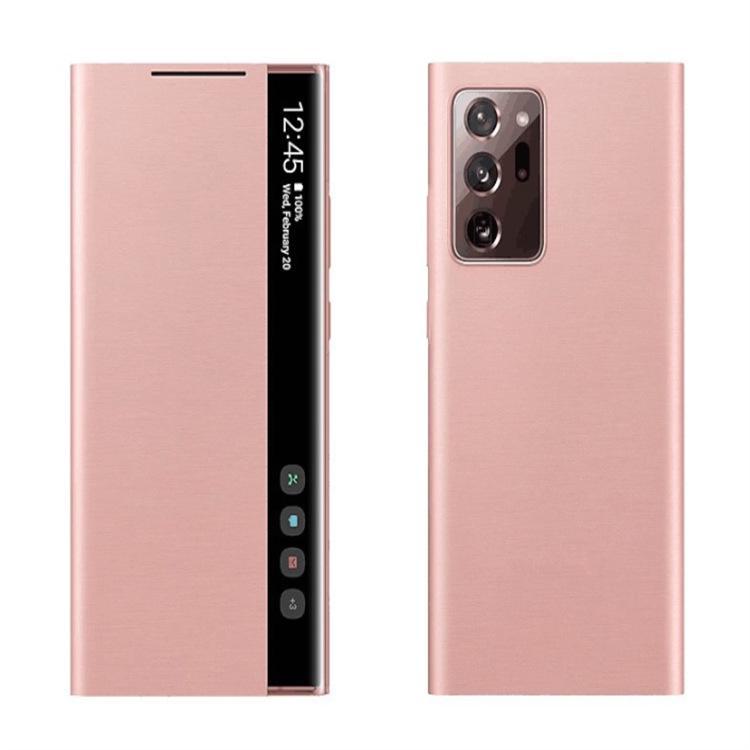 

Офіційний шкіряний чохол-книжка Samsung Note20 Ultra Smart Mirror Samsung NOTE20ULTRA APP version рожевий